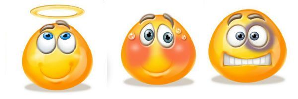 emoticonos diferentes